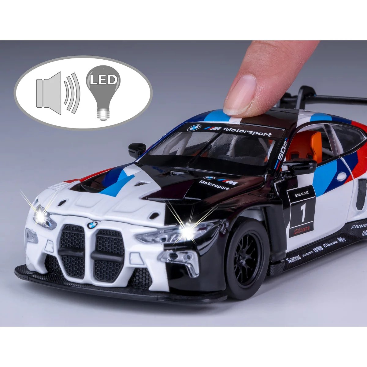 Jamara Bmw Gt3 1:32 Blanco 3+