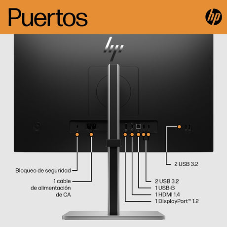 EAN 0196786300615 - HP E-Series E24 G5 FHD Monitor pantalla para PC 60,5 cm (23.8") 1920 x 1080 Pixeles Full HD LCD Plata, Ne imagen 6