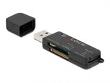 Lector De Tarjetas Usb Delock Superspeed Para Tarjetas De Memoria Sd / Micro Sd / Ms