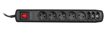 EAN 5901452125837 - Activejet APN-8G/1,5M-BK base múltiple 8 salidas AC Interior Negro imagen 2