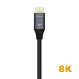 Aisens Cable Hdmi V2.1 Ultra Alta Velocidad 8k@60hz 48gbps - A/M-A/M - 1.50m - Negro