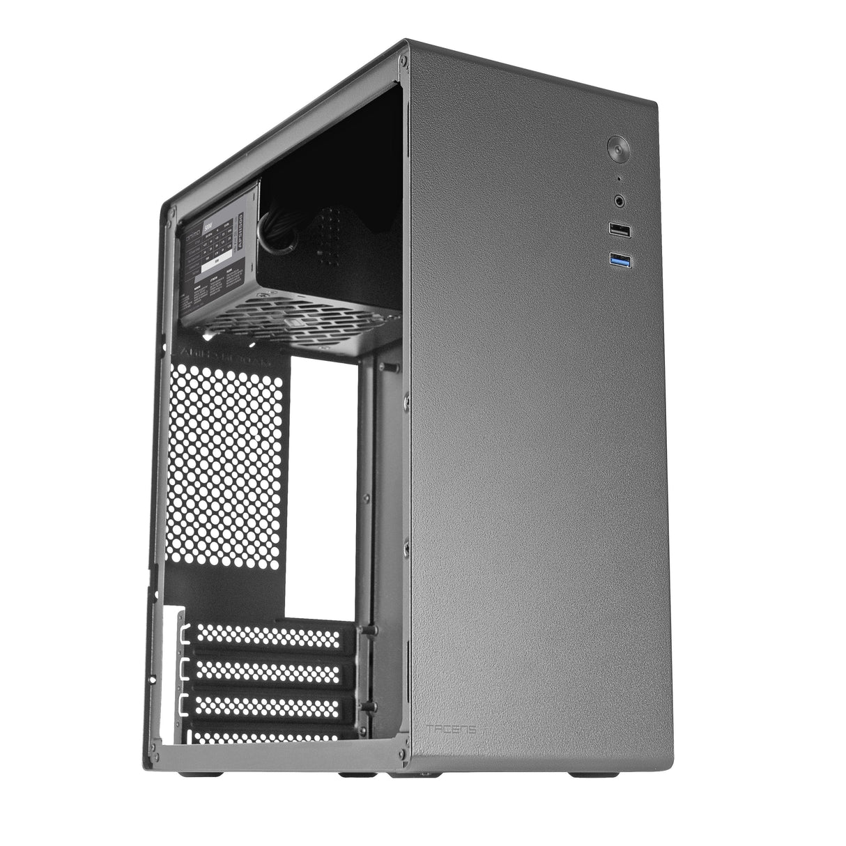 Caja Minitorre Tacens Orumx500 Con Fuente 500w Negro