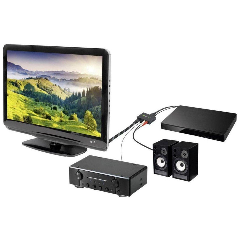 EAN 8054529025732 - Techly IDATA HDMI-EA convertidor de audio Negro imagen 10