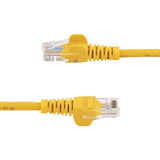 Startech.Com Cable De Red Ethernet Utp Patch Snagless Sin Enganches Cat5e Cat 5e Rj45 Cable De Interconexión Rj-45 (M) A Rj-45 (M) 1 M Utp Cat 5e Sin Enganches Amarillo