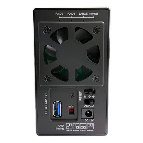EAN 4260070129759 - LC-Power LC-35U3-RAID-2 caja para disco duro externo Caja de disco duro (HDD) Negro 3.5" imagen 7
