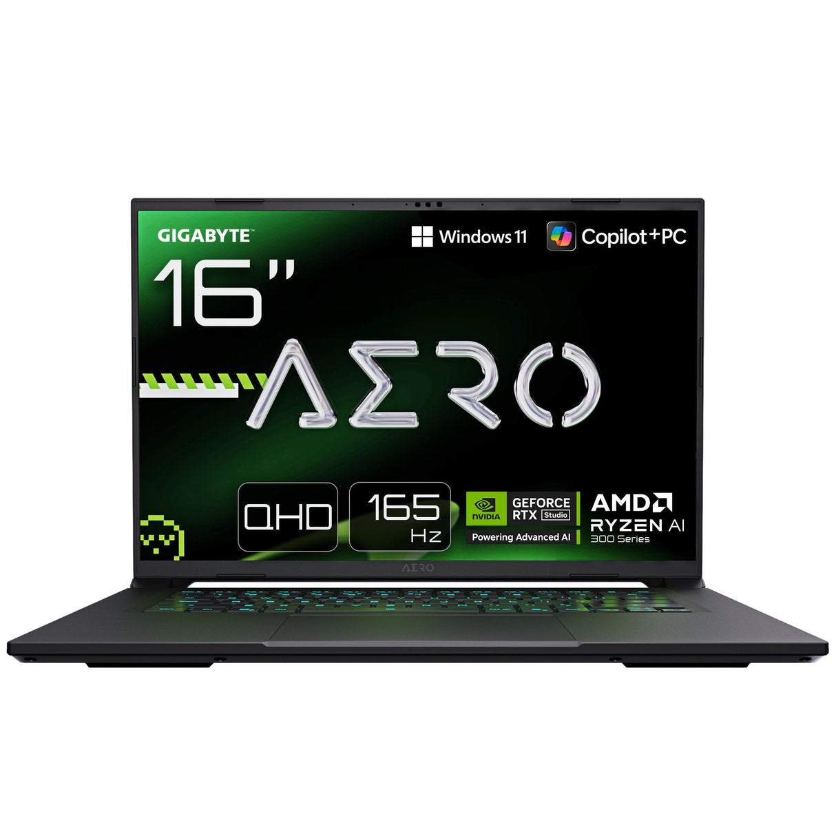 EAN 4719331767075 - GIGABYTE AERO X16 2WHA3ESC65AH Copilot+ PC AMD Ryzen AI 9 HX 370 Portátil 40,6 cm (16") WQXGA 32 GB DDR5- imagen 1
