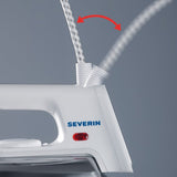 Severin Ba 3211 Plancha Vapor-Seco Azul, Plata 1000 W