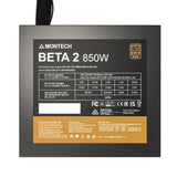 Montech Beta 2 80 Plus Bronze Netzteil, Atx 3.1, Pcie 5.1 - 850 Watt, Schwarz