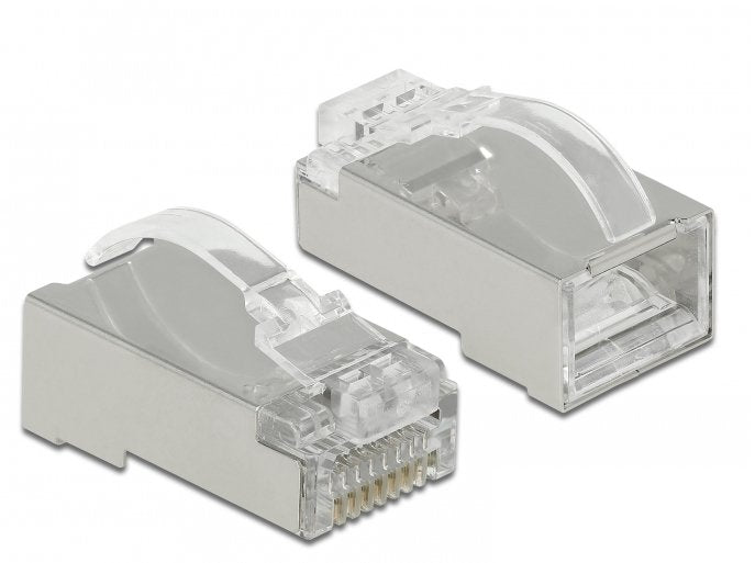 Delock 86474 Rj45 Para Prensado+Corte+Curva Macho Cat.6 Stp 20 Piezas