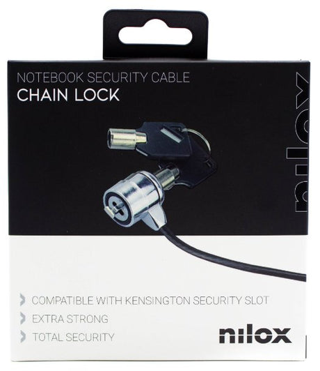 EAN 8435099528876 - Nilox NXSC001 cable antirrobo Negro 1,8 m imagen 8