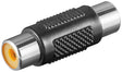 EAN 4040849116087 - Goobay 11608 cambiador de género para cable RCA Negro imagen 1
