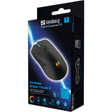 Raton Optico Inalambrico Sandberg Sniper 2, 2400 Ppp, Negro
