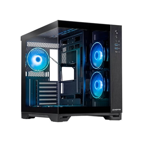 EAN 0753263078681 - Chieftec Visio GM-30B-TG-OP schwarz Tempered Glass x 2 Cubo Negro imagen 2