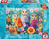 Schmidt Juegos Eulen Y Blumen 1000 Piezas) 58058