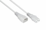 Kabelmeister Cable Alargador Iec C14 An C13 Blanco 0,5m