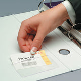 Sigel Visitenkarten-Schutztasche - Para 55 X 90 Mm - Con Register - Transparente (Paquete De 100)