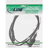 Cable De Alimentación Inline Enchufe De Red Inglaterra A Enchufe Euro 8 1,8 M