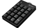 Teclado Numerico Sandberg, Usb, Negro