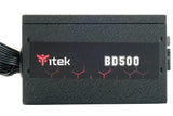 Fuente De Alimentación Itek Bd500  500 W 24-Pin Atx Atx Negro