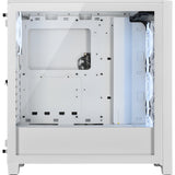 Caja Pc Atx Semitorre Corsair Icue 4000d Rgb Airflow Cristal  Blanca