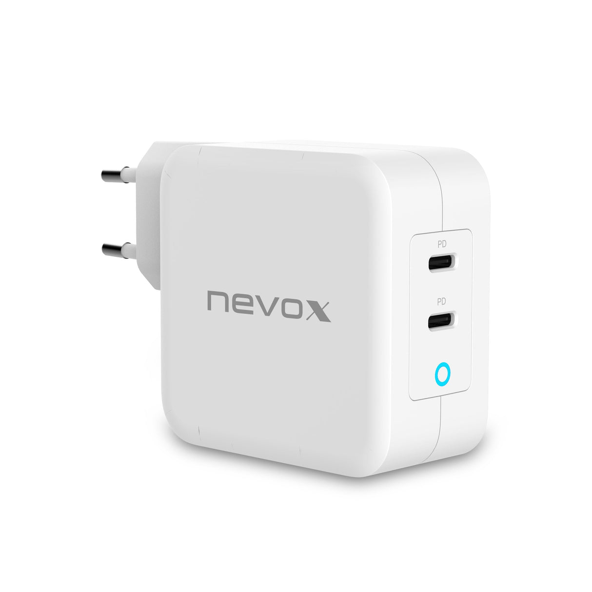 Cargador Pd Nevox 100w Usb-C Gan Blanco (1918)