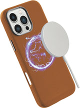 Infinite Venice Iphone 16 Pro  Brown Leather Magnetic Cover.
