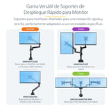 EAN 0065030902038 - StarTech.com 3MP2AG-MONITOR-ARM soporte para monitor 68,6 cm (27") Negro imagen 19