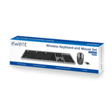 EAN 8052101431841 - Ewent EW3272 teclado Ratón incluido Universal RF inalámbrico QWERTY Español Negro imagen 4