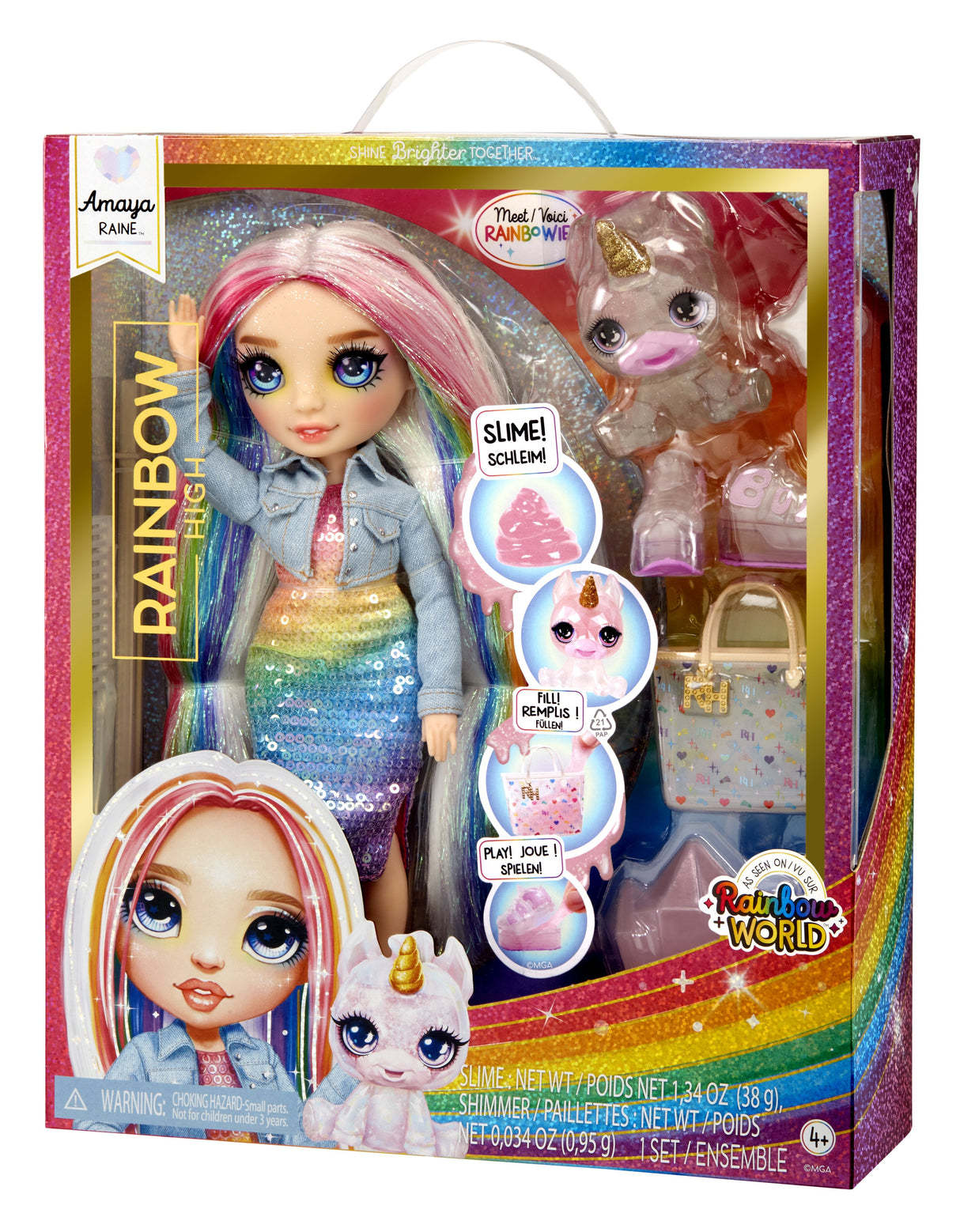 Muñeca Clásica De Alta Costura Rainbow De Mga Entertainment: Amaya, Muñeca   120230-Eu