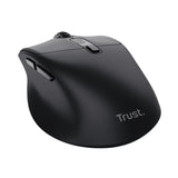 Mouse Trust Wireless Zevo Bt/2.4ghz 6 Botones 1200-3200dpi Recargable Color Negro.