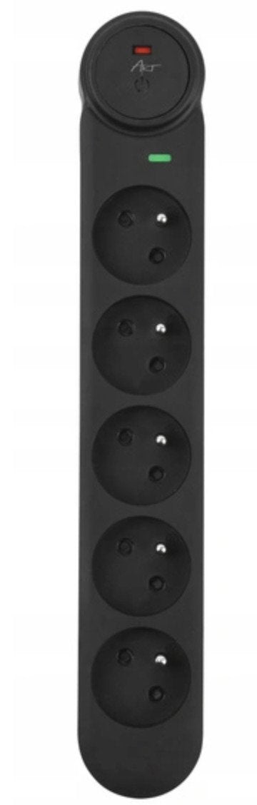 EAN 5906721172994 - ART F2100 base múltiple 1,5 m 5 salidas AC Interior Negro imagen 3