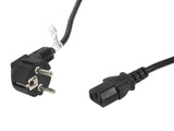 Lanberg Cable De Alimentacion Ca-C13c-11cc-0100-Bk Conectores Schuko / Iec320 C13 10 Metros