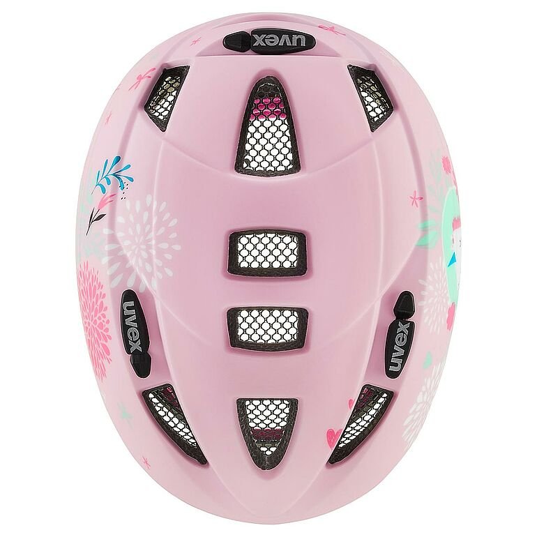 Casco De Bicicleta Infantil Uvex Kid 2 Cc 46-52cm, Unicornio Rosa Mate