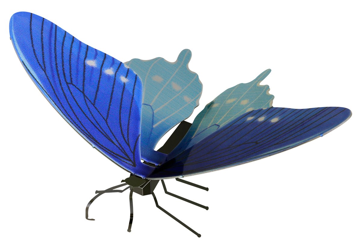 Maqueta 3d Metal Fascinations Pipervine Swallowtail Montaje Sin Pegamento Ni Soldadura Maquetas 3d