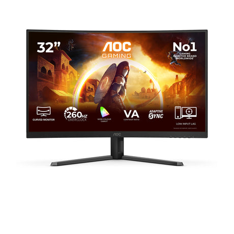 EAN 4038986183093 - AOC G4 C32G42ZE pantalla para PC 80 cm (31.5") 1920 x 1080 Pixeles Full HD LED Negro, Rojo imagen 1