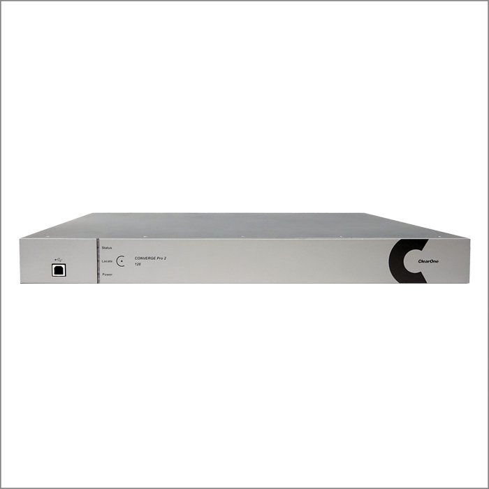 Clearone Converge Pro 2 Dsp Mixer With 4 Mic/Line Inputs (Aec), 8 Mic/Line Outputs, Built-In Usb Audio, Built-In Voip Interface For 5 Lines And Built-In Telephone Interface. (910-3200-008)