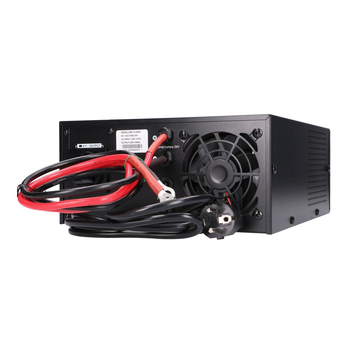 Extralink Ex.31148 Adaptador E Inversor De Corriente Auto 1600 W Negro