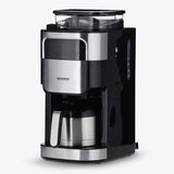 Cafetera  Severin Ka 4814 Combinada Molinillo Integrado, 1000 W, Negro, Acero Inoxidable