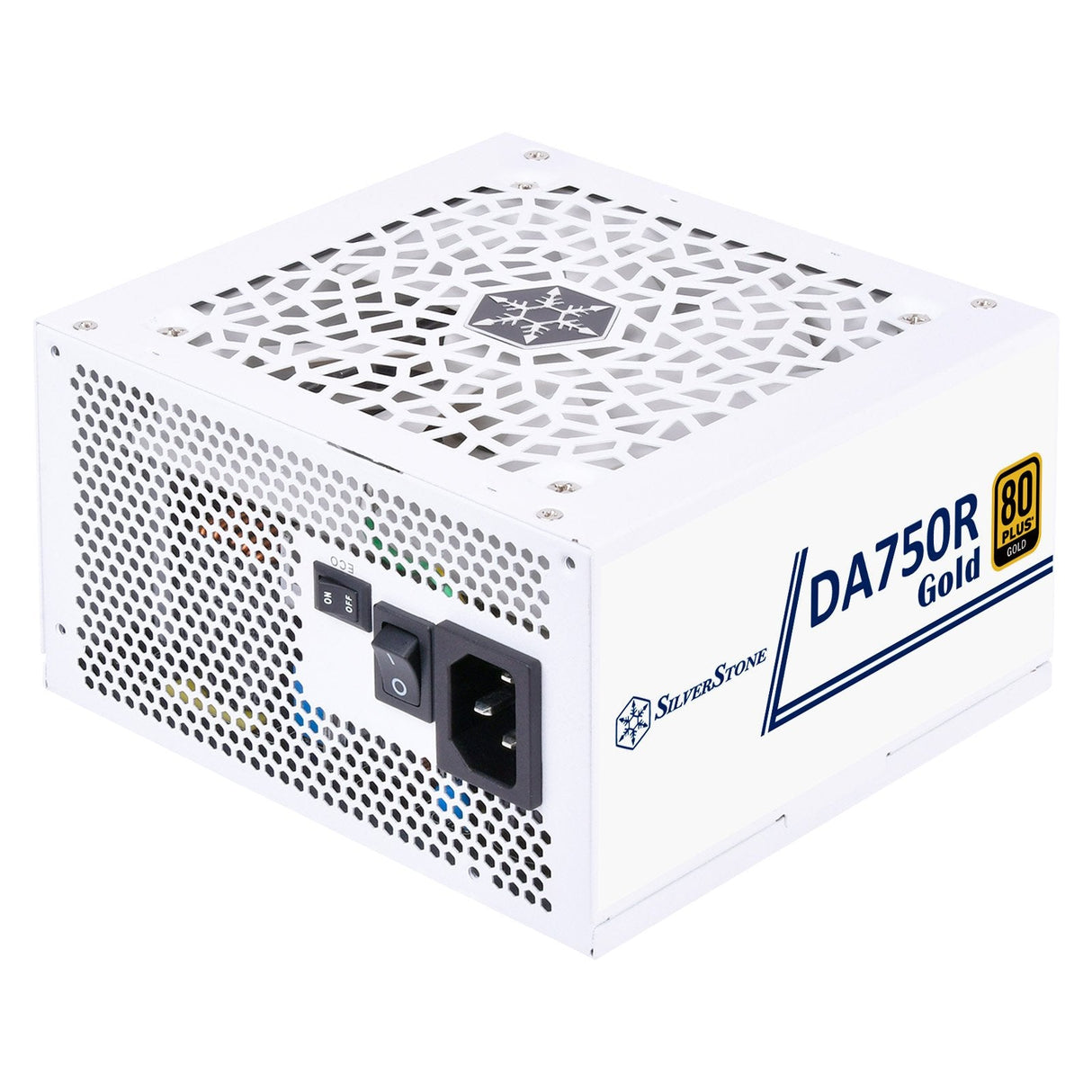 Fuente De Alimentación Silverstone Sst-Da750r-Gma-Www  Para Pc Blanca, 1x Atx3.0 De 12 Pines, 4x Pcie, Gestión De Cables, 750 Vatios Sst-Da750r-Gma-Www
