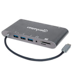EAN 0766623152808 - Manhattan 152808 base para portátil y replicador de puertos Alámbrico USB 3.2 Gen 1 (3.1 Gen 1) Type-C Pl imagen 2