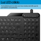 EAN 0197192768877 - HP 405 Backlit Wired Keyboard teclado Oficina USB Negro imagen 4