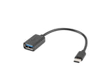 EAN 5901969424430 - Lanberg AD-OTG-UC-01 cable USB USB 2.0 0,15 m USB A USB C Negro imagen 1