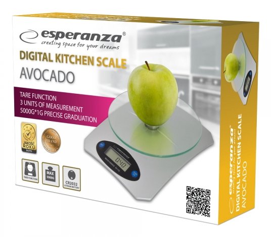 Báscula  Esperanza Eks006 De Cocina Electrónica Rectángulo