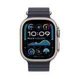 Apple Watch Ultra 2, Smartwatch Gris, 49 Mm, Pulsera Ocean Marine, Caja De Titanio, Celular Mx4d3fd/A