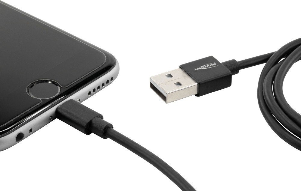 Ansmann Cable Lightning -> Usb Macho A Macho 1.2m Mfi Apple Lightning