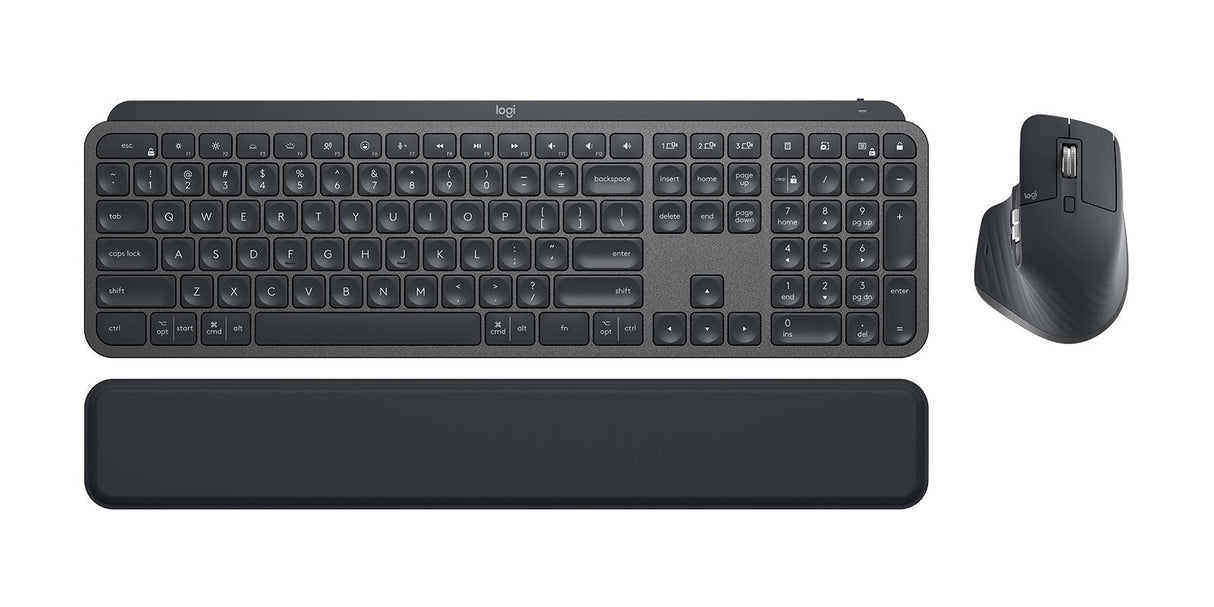 Teclado Inglés Logitech Mx Keys Combo For Business Gen 2 Ratón Rf Wireless + Bluetooth Qwerty Grafito