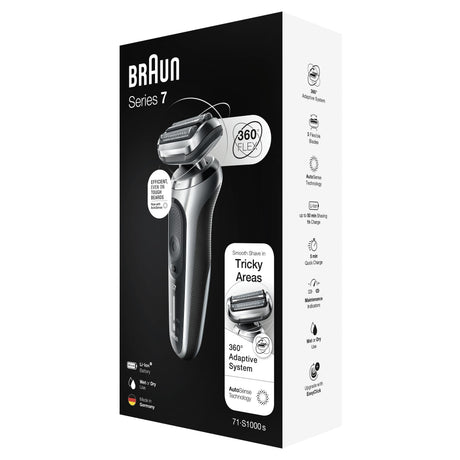 EAN 4210201433705 - Braun Series 7 71-S1000s Máquina de afeitar de láminas Plata imagen 6