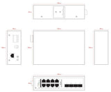 12-Port 1000mbps Industrial  Managed Poe Switch