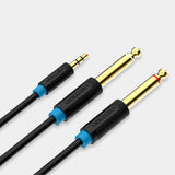 EAN 6922794728608 - Vention BACBI cable de audio 3,5mm 2 x 6,35mm imagen 2