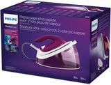 EAN 8710103963226 - Philips GC6842/30 estación plancha al vapor 2400 W 1,3 L Suela de SteamGlide Púrpura, Blanco imagen 3